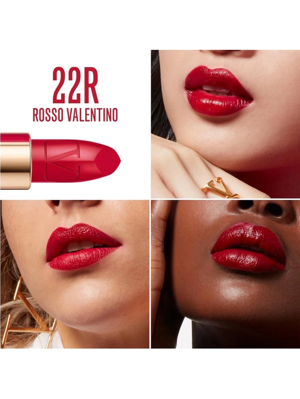Valentino Rosso Valentino 22R Bold Red Lipstick - MINI